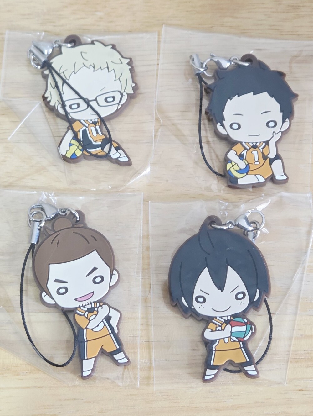 Haikyu!! Karasuno High School Second Uniform Rubber Mascots Takara Tomy Nitotan